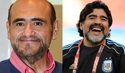 Édgar Vivar conoció a Diego Maradona en Chile y terminó pidiéndole un autógrafo inesperadamente.