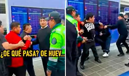 Hasta el momento, LAP no ha emitido un pronunciamiento sobre la pelea entre taxistas. Foto: Composición LR/Buenos Días Perú Hasta el momento, LAP no ha emitido un pronunciamiento sobre la pelea entre taxistas. Foto: Composición LR/Buenos Días Perú