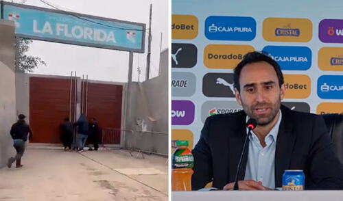 Joel Raffo se pronunció sobre los hinchas de Sporting Cristal que irrumpieron en la sede de La Florida. Foto: composición LR/captura de pantalla Crista TV/difusión
