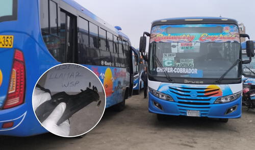 Línea de buses ya había sufrido un ataque el último 25 de junio. Foto: Sergio Verde - La República / Difusión.