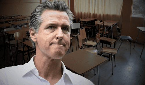 Gavin Newsom implementa la ley que coloca el número 988 en las tarjetas estudiantiles.