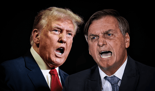La situación de Jair Bolsonaro se empeora, en un contexto de imposición de aranceles por parte de Trump. Foto: composición LR/Jazmin Ceras/AP La situación de Jair Bolsonaro se empeora, en un contexto de imposición de aranceles por parte de Trump a Brasil.