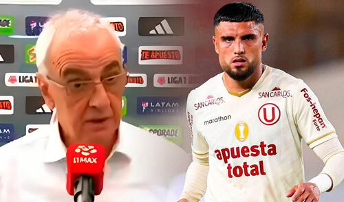 Jorge Fossati rompió su silencio y habló sobre Ureña en la 'U' Foto: composición Lr/L1 Max Jorge Fossati rompió su silencio y habló sobre Ureña en la 'U'