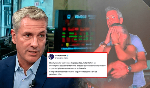 Pete DeJoy reemplazará a Andy Byron como CEO de Astronomer tras escándalo en concierto de Coldplay. Pete DeJoy reemplazará a Andy Byron como CEO de Astronomer tras escándalo en concierto de Coldplay.