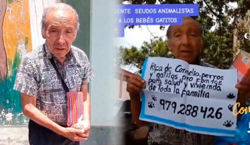 Rifa solidaria para operación ocular de Don Cornelio, una persona mayor de 77 años