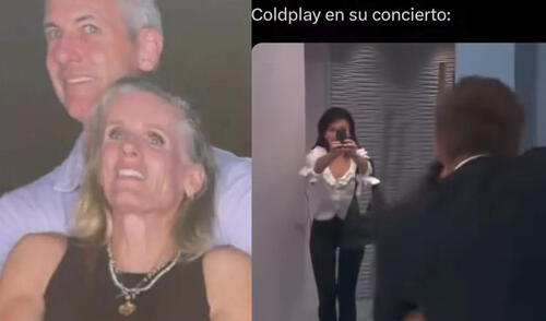Diversos 'memes' fueron creados tras hacerse viral video de infidelidad en concierto de Coldplay.