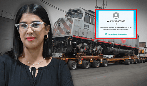 Periodista que evidenció el real estado de los trenes traídos por la gestión de López Aliaga recibió amenazas.