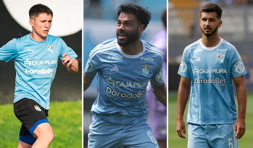 Catriel Cabello, Leandro Sosa y Rafael Lutiger seguirán en el Rímac pese a rumores de su préstamo a otros clubes. Foto: composición LR/Sporting Cristal
