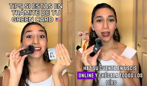 La joven reveló el "secreto" para obtener la Green Card por matrimonio. La joven reveló el "secreto" para obtener la Green Card por matrimonio.