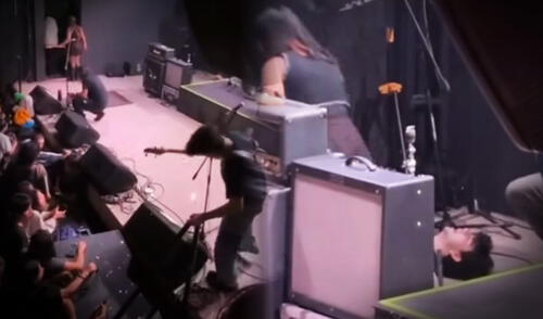 Un músico de la banda peruana Cometa a la Deriva sufrió una descompensación luego de una intensa descarga eléctrica.