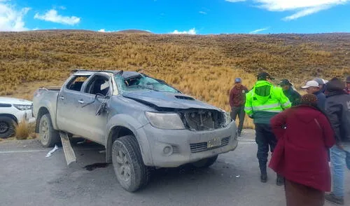 Trágico accidente ocurrió en la provincia de Sandia. Foto: Difusión. Trágico accidente ocurrió en la provincia de Sandia. Foto: Difusión.