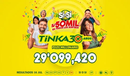 El sorteo de la Tinka se realiza todos los miércoles y domingos. Foto: La Tinka El sorteo de la Tinka se realiza todos los miércoles y domingos. Foto: La Tinka