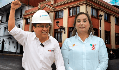 dina boluarte y césar vásquez