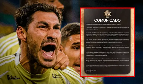 Cusco FC advierte a Universitario si rompe cláusula por caso Marco Saravia