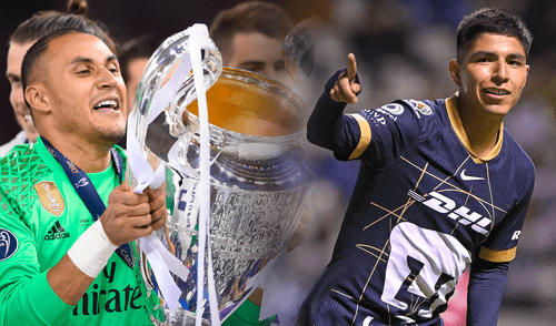 Keylor Navas jugó en los mejores clubes del mundo antes de llegar a México. Foto: composición LR/AFP Keylor Navas, multicampeón con Real Madrid, jugará al lado de Piero Quispe en Pumas