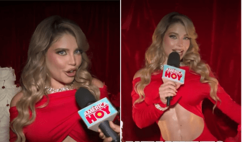 Flavia Laos celebró de manera anticipada su cumpleaños y habló sobre su preferencias sentimentales.