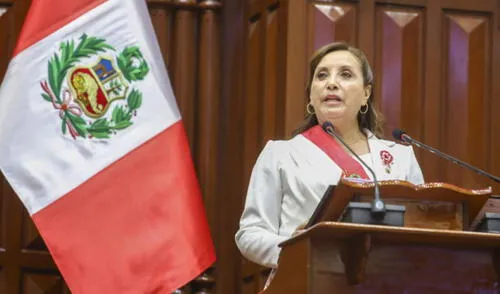 El mensaje a la Nación de Dina Bouarte duró un promedio de 5 horas en el 2024. Foto: Presidencia El mensaje a la Nación de Dina Bouarte duró un promedio de 5 horas en el 2024. Foto: Presidencia