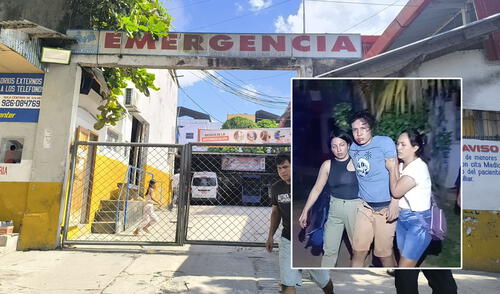Jóvenes heridos fueron llevados a Hospital Apoyo de Iquitos, pero Lesly López falleció. Foto: composición LR.