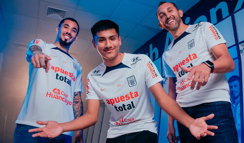 Alianza Lima anunció hoy su nueva camiseta en conmemoración por la victoria contra Boca Juniors por la Libertadores. Foto: Alianza Lima