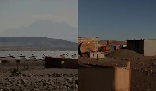 Mientras la planta solar Rubí exporta energía limpia, los pobladores de Pampa Clemesí siguen esperando electricidad, agua y servicios básicos. Mientras la planta solar Rubí exporta energía limpia, los pobladores de Pampa Clemesí siguen esperando electricidad, agua y servicios básicos.