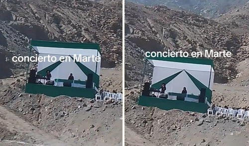 Concierto en la cima de un cerro en Perú se vuelve viral en TikTok: “¿Estamos en Marte?”
