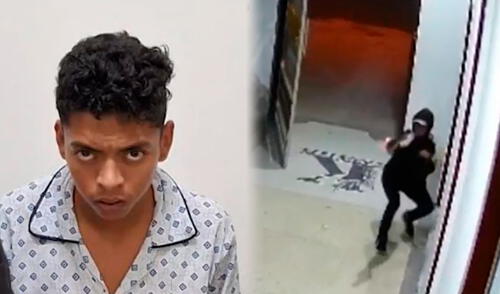 La policía detuvo al sicario de 22 años luego de un tiroteo donde resultó herido. Foto: Composición LR