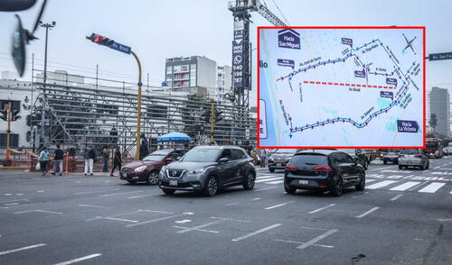 Nuevo plan de desvío vehicular en Lima por obras preparatorias para Desfile Militar por Fiestas Patrias