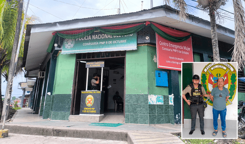 El acusado fue trasladado a la comisaria, donde permanece detenido. Foto: Composición LR /Yazmín Araujo, La República