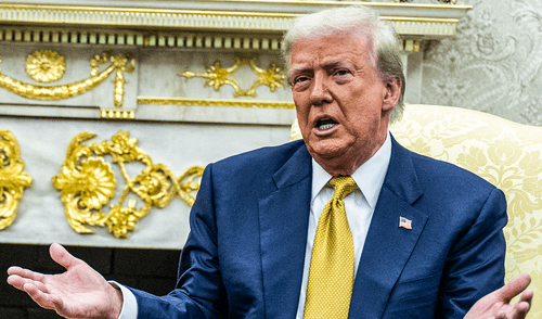 Japón abrirá su mercado a productos como automóviles, camiones, arroz y otros bienes agrícolas, según Trump. Foto: AFP. Trump anuncia acuerdo de aranceles “recíprocos” con Japón y una inversión de US$ 550 mil millones en Estados Unidos