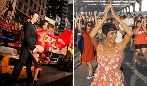 Talía Castro Pozo es una peruana que brinda clases gratuitas de salsa a cientos de personas en Nueva York.