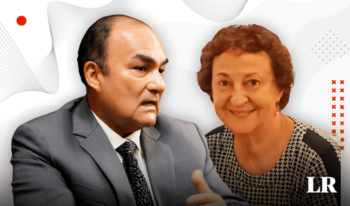 Obdulia Gildemeister, la excónyuge del presidente del JNJ, Gino Ríos Patio, logró el divorciados por la causal de violencia psicológica. Foto: composición LR Obdulia Gildemeister, la excónyuge del presidente del JNJ, Gino Ríos Patio, logró el divorciados por la causal de violencia psicológica. Foto: composición LR