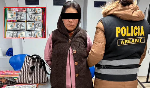 Detenida fue trasladada a la comisaria de la zona para las diligencias de ley. Foto: Composición LR /PNP