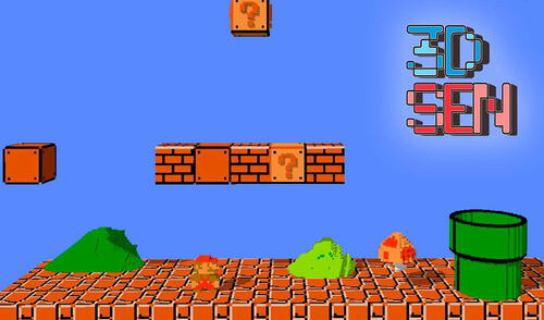 Así luce Super Mario Bros en el emulador 3DSen. Foto: Indie Retro News
