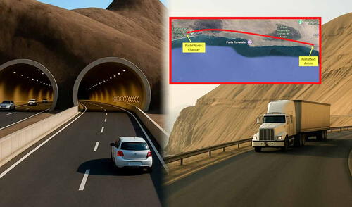Proponen túnel de 15 km entre Ancón y Chancay para evitar tragedias en la variante de Pasamayo