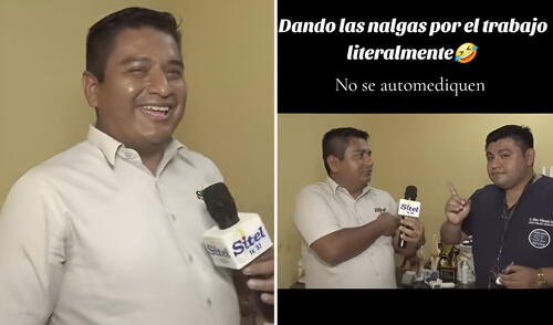 Reportero recibe inyección en vivo y su reacción se vuelve viral en TikTok