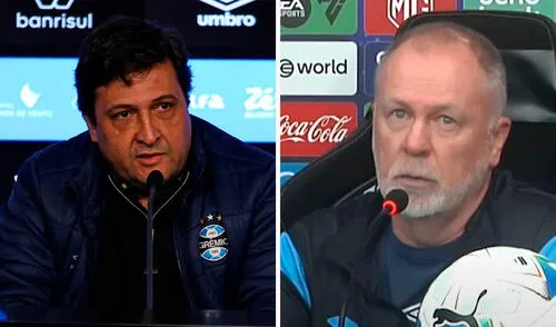 Presidente de Gremio aclaró el futuro del DT Mano Menezes tras eliminación ante Alianza Lima