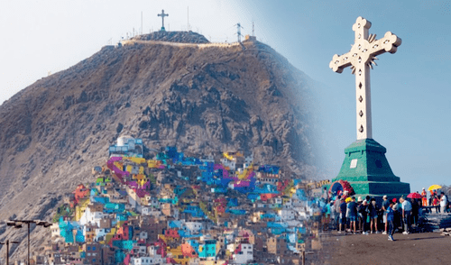 El Cerro San Cristóbal, ubicado en el centro de Lima