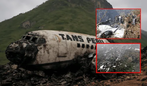 accidente aereo, Perú, choque de aviones