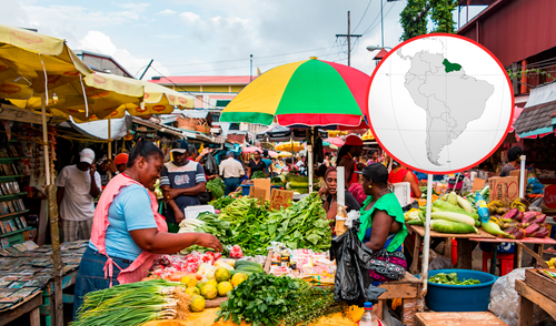 Guyana, al ser el único país con autosuficiencia alimentaria, corre el riesgo de no contar con socios comerciales. Guyana corre el riesgo de no contar con socios comerciales al no depender de exportaciones.