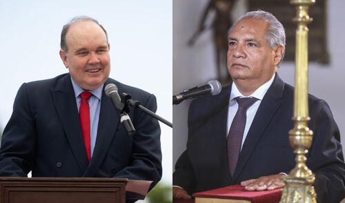 La tensión entre el alcalde de Lima y el ministro de Transportes continúa | Composición: LR. La tensión entre el alcalde de Lima y el ministro de Transportes continúa