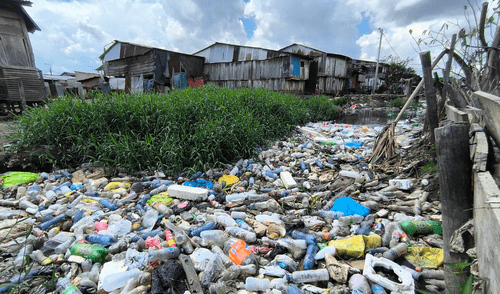 Vecinos de dos asentamientos humanos en Punchana viven rodeados de basura y sin agua potable. Foto: Yazmín Araujo. Vecinos de dos asentamientos humanos en Punchana viven rodeados de basura y sin agua potable. Foto: Yazmín Araujo.