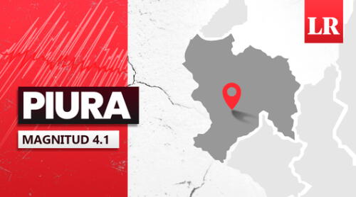 Sismo de magnitud 4,1 sacude Piura.