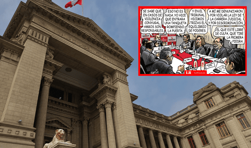 Carlincatura de hoy retrara el sistema judicial y quienes la operan. Foto: composición LR Carlincatura de hoy retrara el sistema judicial y quienes la operan.