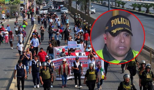 Felipe Monroy es el jefe policial de la Región Policial Lima. Foto: Composición LR