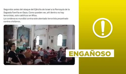 El clip fue grabado en noviembre de 2023