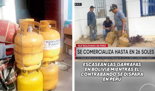 Medio boliviano reportó el contrabando de gas subsidiado por el gobierno de Bolivia.