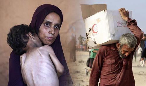 António Guterres, secretario general de la ONU, condenó la indiferencia mundial ante la crisis humanitaria en Gaza, donde la población enfrenta hambre extrema. Foto: composición LR/AFP António Guterres, secretario general de la ONU, condenó la indiferencia mundial ante la crisis humanitaria en Gaza, donde la población enfrenta hambre extrema. Foto: composición LR/AFP