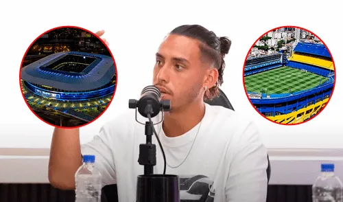 Erick Noriega eligió entre La Bombonera y Arena do Gremio como el más complicado para Alianza Lima. Foto: composición LR/captura de YouTube Erick Noriega eligió entre La Bombonera y Arena do Gremio como el más complicado para Alianza Lima