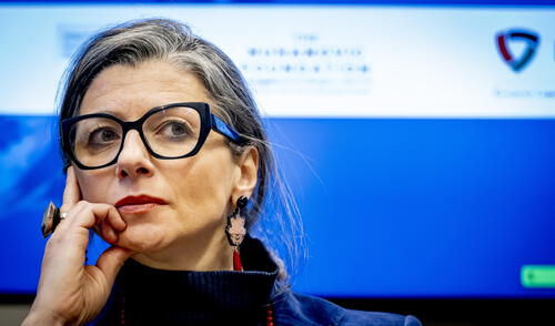 La abogada italiana Francesca Albanese no ha callado, ni minimizado el horror en Gaza. Foto: AFP La abogada italiana Francesca Albanese no ha callado, ni minimizado el horror en Gaza. Foto: AFP