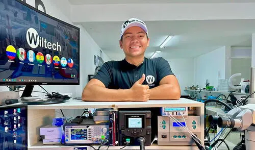 Wilmer Becerra tiene más de 5 millones de seguidores en TikTok. Foto: Wiltech